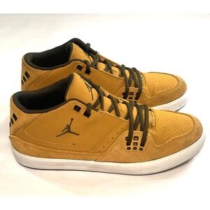 RARE Jordan Flight 23 Classic '2012' Shoe Sz 9.5 Beige Olive Sneaker 510892-705